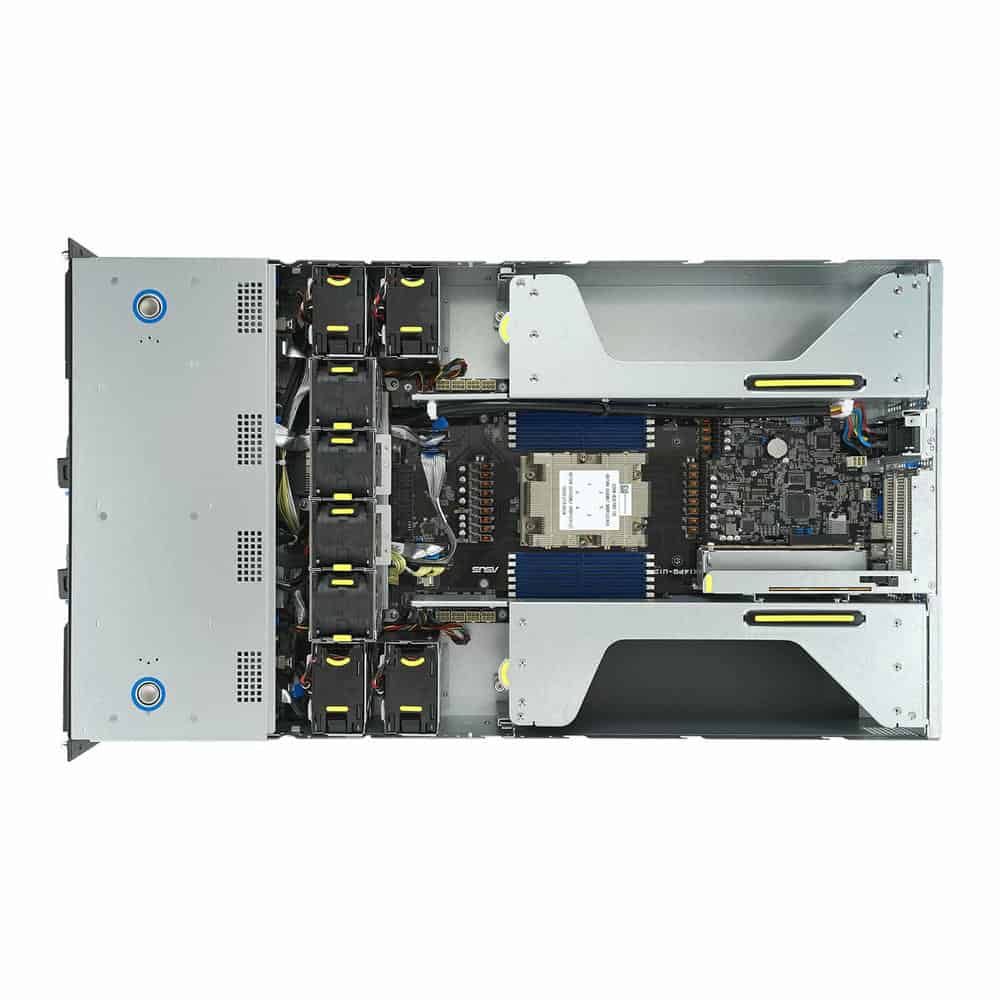 (image for) ASUS ESC4000A-E12-SKU1 AMD EPYC Zen 4 2U PCIe Gen5 Barebone GPU Server